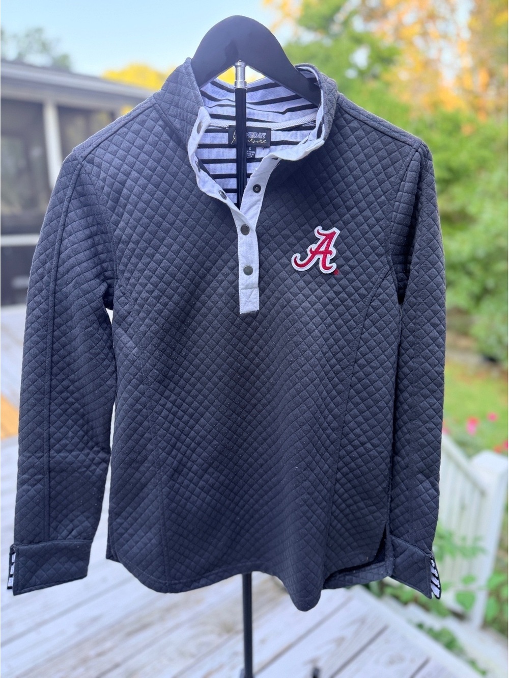 Gameday Couture Alabama Quilted Pullover Shirt Size Small